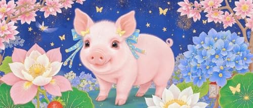 JUYIYUANFUZH Stickset Erwachsene Kreuzstich Stickpackungen Bilder 11CT SüßEs Schwein 10 Kreuzstich Set FüR AnfäNger Basteln Erwachsene40×50Cm JUYIYUANFUZH Stickset Erwachsene Kreuzstich Stickpackungen Bilder 11CT SüßEs Schwein 10 Kreuzstich Set FüR AnfäNger Basteln Erwachsene40×50Cm von JUYIYUANFUZH