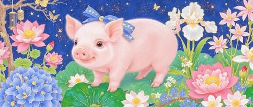 JUYIYUANFUZH Stickset Erwachsene Kreuzstich Stickpackungen Bilder 11CT SüßEs Schwein 14 Kreuzstich Set FüR AnfäNger Basteln Erwachsene40×50Cm JUYIYUANFUZH Stickset Erwachsene Kreuzstich Stickpackungen Bilder 11CT SüßEs Schwein 14 Kreuzstich Set FüR AnfäNger Basteln Erwachsene40×50Cm von JUYIYUANFUZH