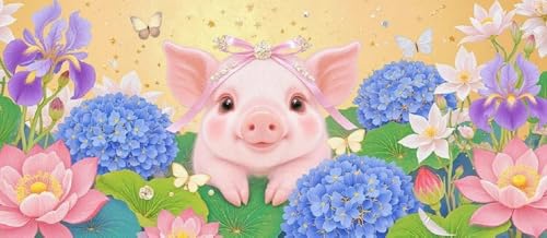 JUYIYUANFUZH Stickset Erwachsene Kreuzstich Stickpackungen Bilder 11CT SüßEs Schwein 15 Kreuzstich Set FüR AnfäNger Basteln Erwachsene40×50Cm JUYIYUANFUZH Stickset Erwachsene Kreuzstich Stickpackungen Bilder 11CT SüßEs Schwein 15 Kreuzstich Set FüR AnfäNger Basteln Erwachsene40×50Cm von JUYIYUANFUZH