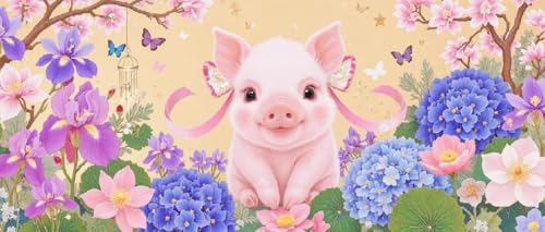 JUYIYUANFUZH Stickset Erwachsene Kreuzstich Stickpackungen Bilder 11CT SüßEs Schwein 17 Kreuzstich Set FüR AnfäNger Basteln Erwachsene40×50Cm JUYIYUANFUZH Stickset Erwachsene Kreuzstich Stickpackungen Bilder 11CT SüßEs Schwein 17 Kreuzstich Set FüR AnfäNger Basteln Erwachsene40×50Cm von JUYIYUANFUZH