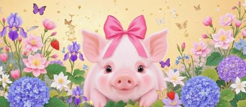 JUYIYUANFUZH Stickset Erwachsene Kreuzstich Stickpackungen Bilder 11CT SüßEs Schwein 18 Kreuzstich Set FüR AnfäNger Basteln Erwachsene40×50Cm JUYIYUANFUZH Stickset Erwachsene Kreuzstich Stickpackungen Bilder 11CT SüßEs Schwein 18 Kreuzstich Set FüR AnfäNger Basteln Erwachsene40×50Cm von JUYIYUANFUZH