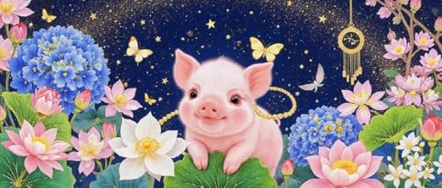 JUYIYUANFUZH Stickset Erwachsene Kreuzstich Stickpackungen Bilder 11CT SüßEs Schwein 2 Kreuzstich Set FüR AnfäNger Basteln Erwachsene40×50Cm JUYIYUANFUZH Stickset Erwachsene Kreuzstich Stickpackungen Bilder 11CT SüßEs Schwein 2 Kreuzstich Set FüR AnfäNger Basteln Erwachsene40×50Cm von JUYIYUANFUZH