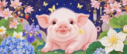 JUYIYUANFUZH Stickset Erwachsene Kreuzstich Stickpackungen Bilder 11CT SüßEs Schwein 3 Kreuzstich Set FüR AnfäNger Basteln Erwachsene40×50Cm JUYIYUANFUZH Stickset Erwachsene Kreuzstich Stickpackungen Bilder 11CT SüßEs Schwein 3 Kreuzstich Set FüR AnfäNger Basteln Erwachsene40×50Cm von JUYIYUANFUZH