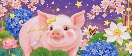 JUYIYUANFUZH Stickset Erwachsene Kreuzstich Stickpackungen Bilder 11CT SüßEs Schwein 8 Kreuzstich Set FüR AnfäNger Basteln Erwachsene40×50Cm JUYIYUANFUZH Stickset Erwachsene Kreuzstich Stickpackungen Bilder 11CT SüßEs Schwein 8 Kreuzstich Set FüR AnfäNger Basteln Erwachsene40×50Cm von JUYIYUANFUZH