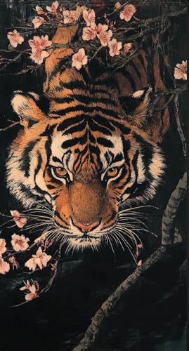JUYIYUANFUZH Stickset Erwachsene Kreuzstich Stickpackungen Bilder 11CT Tiger SchnüFfelt An Rosen Kreuzstich Set FüR AnfäNger Basteln Erwachsene40×50Cm JUYIYUANFUZH Stickset Erwachsene Kreuzstich Stickpackungen Bilder 11CT Tiger SchnüFfelt An Rosen Kreuzstich Set FüR AnfäNger Basteln Erwachsene40×50Cm von JUYIYUANFUZH