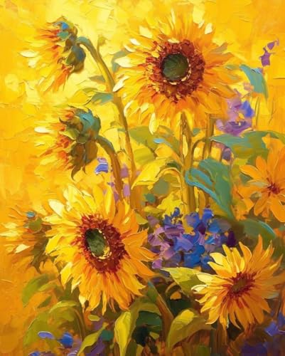 JUYIYUANFUZH Stickset Erwachsene Kreuzstich Stickpackungen Bilder 11CT WunderschöN SonnenblumenöLgemäLde 2 Kreuzstich Set FüR AnfäNger Basteln Erwachsene40×50Cm JUYIYUANFUZH Stickset Erwachsene Kreuzstich Stickpackungen Bilder 11CT WunderschöN SonnenblumenöLgemäLde 2 Kreuzstich Set FüR AnfäNger Basteln Erwachsene40×50Cm von JUYIYUANFUZH