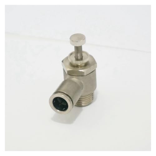 JVNTOPIHW Pneumatic Push In Flow Speed Control Valve Union Quick Release Air Fitting Push Fit 1/2" Male x Tube O/D 12mm JVNTOPIHW Pneumatic Push In Flow Speed Control Valve Union Quick Release Air Fitting Push Fit 1/2" Male x Tube O/D 12mm von JVNTOPIHW