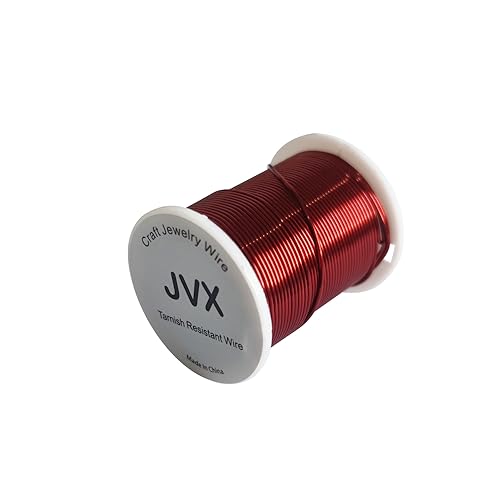 JVX Schmuckdraht, 30 Gauge, 45,7 m, anlaufgeschützt, Kupferdraht, Antik-Kupferfarbe von JVX