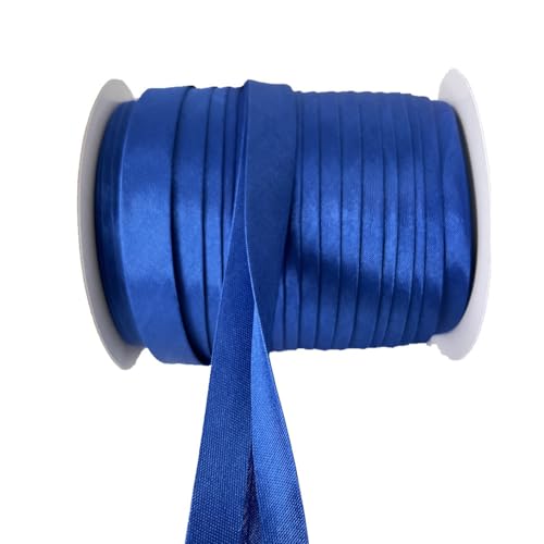 Doppelseitiges Schrägband aus Polyester-Satin, für Bekleidungszubehör, 15 mm breit, 50 m (15 mm-Nr. 25) von JWJJWHBL