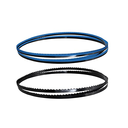 2 Stück 59-1/2 Zoll x 1/4 Zoll x 6TPI, Bandsägeblatt 1511 mm x 6,35 mm, for 9-Zoll-Bandsägewerkzeuge, tragbares Bandsägeblatt 2 Stück 59-1/2 Zoll x 1/4 Zoll x 6TPI, Bandsägeblatt 1511 mm x 6,35 mm, for 9-Zoll-Bandsägewerkzeuge, tragbares Bandsägeblatt von JWOO