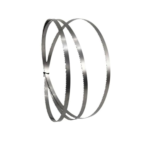 2 Stück 65 Zoll kompaktes Sägeband, 1/4 Zoll x 6 TPI, hochabriebfeste, schnell schneidende Bandsägeblätter, Metallbandsägeblatt 2 Stück 65 Zoll kompaktes Sägeband, 1/4 Zoll x 6 TPI, hochabriebfeste, schnell schneidende Bandsägeblätter, Metallbandsägeblatt von JWOO