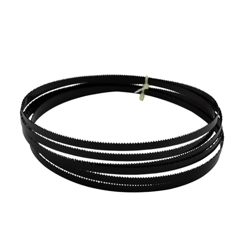 2 Stück Carbon-Bandsägeblatt 88-3/16 Zoll SK5 Bandsägeblatt, 1/4 Zoll x 14 TPI, Dicke 0,5 mm, Sägeblatt for die Holzbearbeitung 2 Stück Carbon-Bandsägeblatt 88-3/16 Zoll SK5 Bandsägeblatt, 1/4 Zoll x 14 TPI, Dicke 0,5 mm, Sägeblatt for die Holzbearbeitung von JWOO