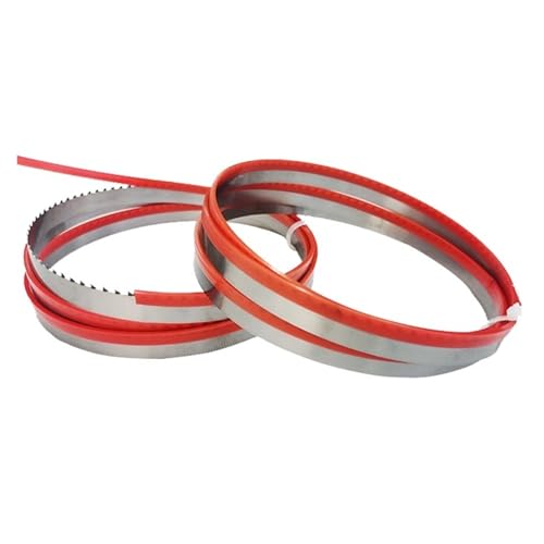 61-Zoll-Bandsägeblatt, 2 Stück mit Knochen, 4 Zähne pro Zoll, verschleißfeste Bandsägeblätter, for Schneiden von Lammkoteletts, Bandsägeblatt 61-Zoll-Bandsägeblatt, 2 Stück mit Knochen, 4 Zähne pro Zoll, verschleißfeste Bandsägeblätter, for Schneiden von Lammkoteletts, Bandsägeblatt von JWOO