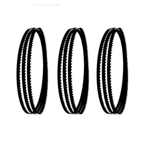 Carbon-Bandsägeblätter 56-1/8 Zoll x 1/4 Zoll x 3 TPI, tragbare Säge, Zubehör for Holzbearbeitungswerkzeuge, Metallbandsäge, 3 Stück Carbon-Bandsägeblätter 56-1/8 Zoll x 1/4 Zoll x 3 TPI, tragbare Säge, Zubehör for Holzbearbeitungswerkzeuge, Metallbandsäge, 3 Stück von JWOO