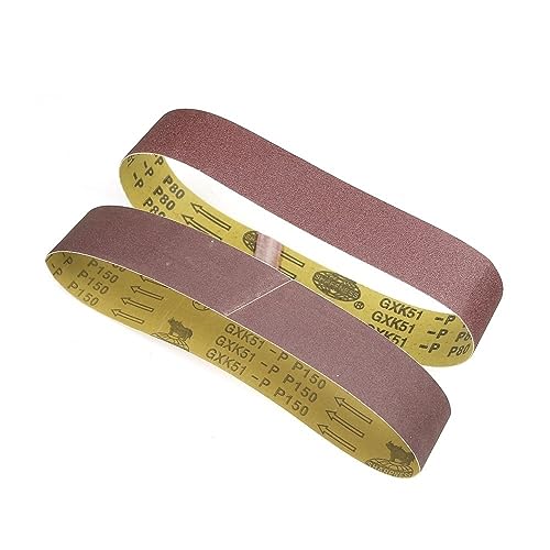 JWOO 10 Stück 686 x 50 mm Schleifbänder, 5,1 x 68,6 cm, P60 – P800 Schleifband (Color : P800, Size : 686x50mm) von JWOO
