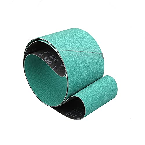 JWOO 1PC Zirkonoxid-Schleifband 1220 * 50/75/100/150mm for Schleifen von Messermetall (Color : P120, Size : 1220 X 75 mm) von JWOO