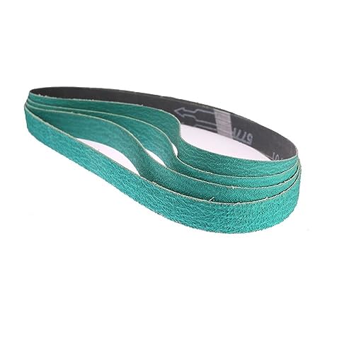JWOO 4 Stück 25 x 762 mm Z/A-Schleifband, 2,5 x 76,2 cm, Schleifbänder for Schleifen von Messerklingen (Color : Mix, Size : 762x25mm) von JWOO