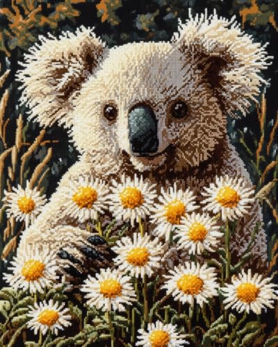 JWPSHIJIE 5D DIY Diamond Painting Set Full,-Koala in den Blumen 40 * 50cm JWPSHIJIE 5D DIY Diamond Painting Set Full,-Koala in den Blumen 40 * 50cm von JWPSHIJIE