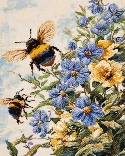 JWPSHIJIE 5D Diamant Kunst Handwerk Bild Kit,-Blumen und Bienen 40 * 50cm JWPSHIJIE 5D Diamant Kunst Handwerk Bild Kit,-Blumen und Bienen 40 * 50cm von JWPSHIJIE