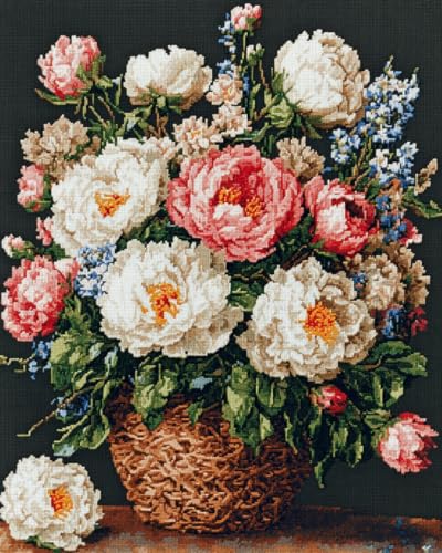 JWPSHIJIE 5D Diamant Painting Bilder,-Pfingstrosen Blumen im Korb 40 * 50cm JWPSHIJIE 5D Diamant Painting Bilder,-Pfingstrosen Blumen im Korb 40 * 50cm von JWPSHIJIE