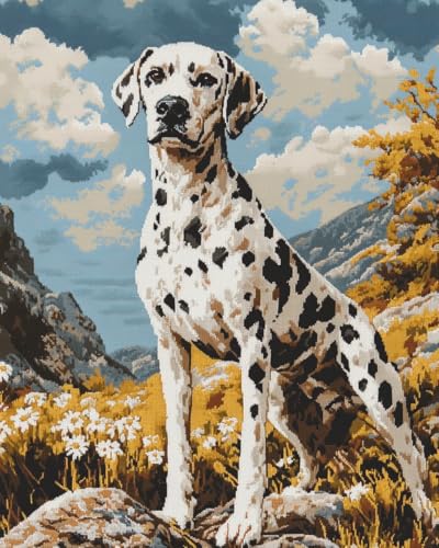 JWPSHIJIE 5D Diamond Painting Set,-Tiere, Hunde und Landschaften 40 * 50cm JWPSHIJIE 5D Diamond Painting Set,-Tiere, Hunde und Landschaften 40 * 50cm von JWPSHIJIE