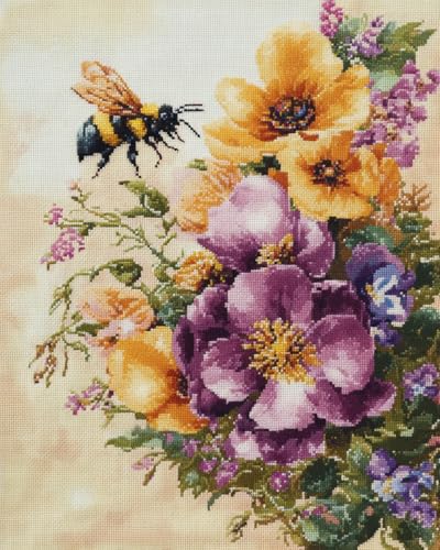 JWPSHIJIE Diamant Malerei Kits,-Blumen und Bienen 40 * 50cm JWPSHIJIE Diamant Malerei Kits,-Blumen und Bienen 40 * 50cm von JWPSHIJIE