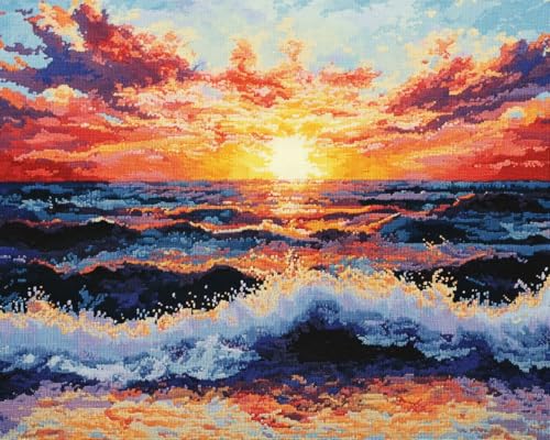 JWPSHIJIE Diamond Painting Full Set,-Meereslandschaft bei Sonnenuntergang 40 * 50cm JWPSHIJIE Diamond Painting Full Set,-Meereslandschaft bei Sonnenuntergang 40 * 50cm von JWPSHIJIE