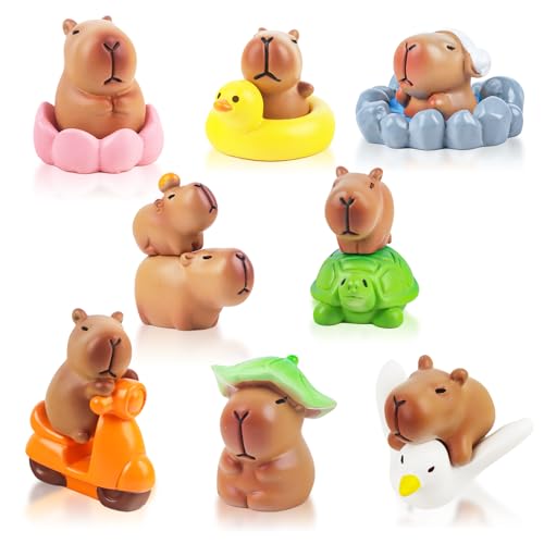 13PCS Mini Capybara Figuren, Mini Capibara Harz Figuren, Capybara Puppenhaus Miniaturen,Capybara Kuchendekoration,Capybara Miniatur Garten Zubehör,Für Miniaturlandschaft Kuchen Desktop Garten Ornament 13PCS Mini Capybara Figuren, Mini Capibara Harz Figuren, Capybara Puppenhaus Miniaturen,Capybara Kuchendekoration,Capybara Miniatur Garten Zubehör,Für Miniaturlandschaft Kuchen Desktop Garten Ornament von JWTRSVTY
