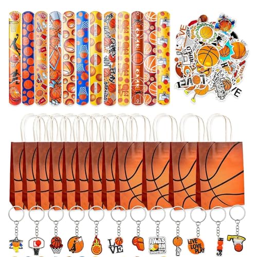 JWTRSVTY 86 Stück Basketball Kinder Geburtstag Mitbringsel Set,Basketball Party Zubehör Mit Schlüsselanhänger Geschenktaschen ArmbänderAufkleber, Basketball Geschenke Für Kinder JWTRSVTY 86 Stück Basketball Kinder Geburtstag Mitbringsel Set,Basketball Party Zubehör Mit Schlüsselanhänger Geschenktaschen ArmbänderAufkleber, Basketball Geschenke Für Kinder von JWTRSVTY
