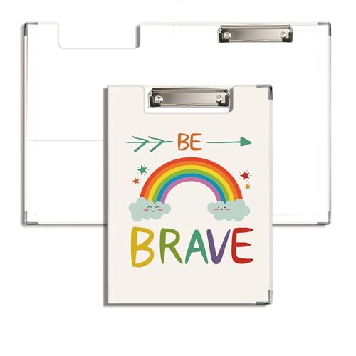 JWVK Inspirierendes Kinder-Klemmbrett-Padfolio mit Aufbewahrungstasche, inspirierendes Padfolio mit Metall-Klemmbrettern für Klassenzimmer, 31,8 x 22,9 cm JWVK Inspirierendes Kinder-Klemmbrett-Padfolio mit Aufbewahrungstasche, inspirierendes Padfolio mit Metall-Klemmbrettern für Klassenzimmer, 31,8 x 22,9 cm von JWVK