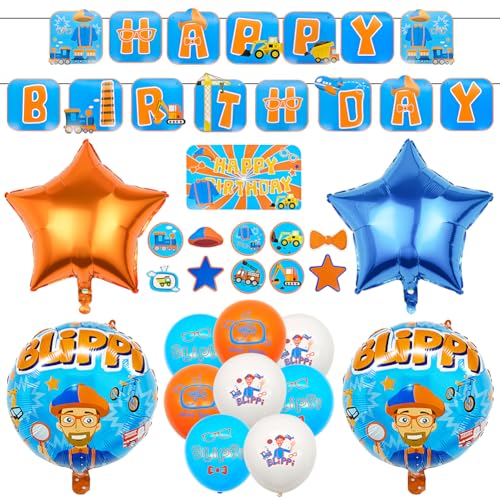 JXBBAAC Geburtstags Deko, 26 Stück Geburtstags Party Luftballons, Cartoon Kindergeburtstag Deko, Kindergeburtstag Party Dekoration, Mädchen Junge Partyzubehör JXBBAAC Geburtstags Deko, 26 Stück Geburtstags Party Luftballons, Cartoon Kindergeburtstag Deko, Kindergeburtstag Party Dekoration, Mädchen Junge Partyzubehör von JXBBAAC