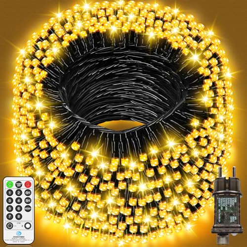 1200 Lichterkette Außen, 36M LED Lichterketten Aussen und Innen 8 Modi mit Timer Schwarzes Kabel IP44 Wasserdicht für Zimmer Balkon Terrasse Hof Garten Party Hochzeit Ostern Weihnachtsdeko (Warmweiß) 1200 Lichterkette Außen, 36M LED Lichterketten Aussen und Innen 8 Modi mit Timer Schwarzes Kabel IP44 Wasserdicht für Zimmer Balkon Terrasse Hof Garten Party Hochzeit Ostern Weihnachtsdeko (Warmweiß) von JXLEDAYY