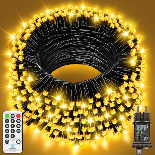 600 LED Lichterkette Außen, 18M Lichterketten Aussen und Innen 8 Modi mit Timer Schwarzes Kabel IP44 Wasserdicht für Zimmer Balkon Terrasse Hof Garten Party Hochzeit Ostern Weihnachtsdeko (Warmweiß) 600 LED Lichterkette Außen, 18M Lichterketten Aussen und Innen 8 Modi mit Timer Schwarzes Kabel IP44 Wasserdicht für Zimmer Balkon Terrasse Hof Garten Party Hochzeit Ostern Weihnachtsdeko (Warmweiß) von JXLEDAYY