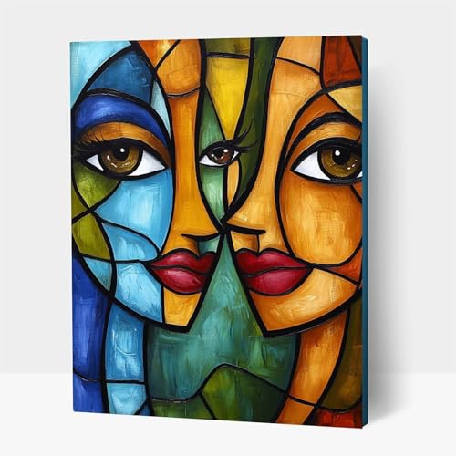 5D Diamond Painting Erwachsene, Diamant Malen Nach Zahlen Abstrakt mit Diamond Painting Zubehör Set Gesicht, Vollbohrer leinwand Malen, Diamant Cross Stitch Bastelset Erwachsene 50x70 cm JXL1-9985 5D Diamond Painting Erwachsene, Diamant Malen Nach Zahlen Abstrakt mit Diamond Painting Zubehör Set Gesicht, Vollbohrer leinwand Malen, Diamant Cross Stitch Bastelset Erwachsene 50x70 cm JXL1-9985 von JXLEULIN