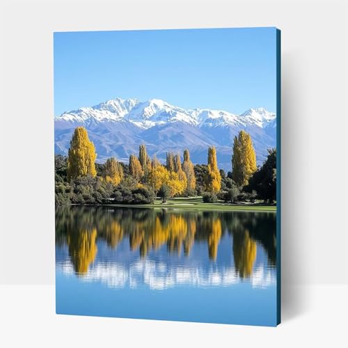 5D Diamond Painting Erwachsene, Diamant Malen Nach Zahlen Baum mit Diamond Painting Zubehör Set Landschaft, Vollbohrer leinwand Malen, Diamant Cross Stitch Bastelset Erwachsene 30x40 cm JXL1-20322 von JXLEULIN