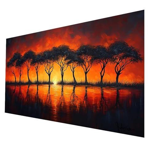 5D Diamond Painting Erwachsene, Diamant Malen Nach Zahlen Baum mit Diamond Painting Zubehör Set Sonnenuntergang, Vollbohrer leinwand Malen 60x120cm, Diamant Cross Stitch Bastelset Erwachsene JXL-2406 5D Diamond Painting Erwachsene, Diamant Malen Nach Zahlen Baum mit Diamond Painting Zubehör Set Sonnenuntergang, Vollbohrer leinwand Malen 60x120cm, Diamant Cross Stitch Bastelset Erwachsene JXL-2406 von JXLEULIN