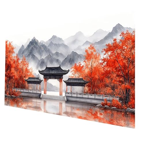 5D Diamond Painting Erwachsene, Diamant Malen Nach Zahlen Berg mit Diamond Painting Zubehör Set Baum, Vollbohrer leinwand Malen 100x200CM, DIY Diamant Cross Stitch Bastelset Erwachsene JXL-1970 5D Diamond Painting Erwachsene, Diamant Malen Nach Zahlen Berg mit Diamond Painting Zubehör Set Baum, Vollbohrer leinwand Malen 100x200CM, DIY Diamant Cross Stitch Bastelset Erwachsene JXL-1970 von JXLEULIN