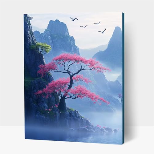 5D Diamond Painting Erwachsene, Diamant Malen Nach Zahlen Berg mit Diamond Painting Zubehör Set Blume, Vollbohrer leinwand Malen, Diamant Cross Stitch Bastelset Erwachsene 50 x 70 cm JXL1-15265 5D Diamond Painting Erwachsene, Diamant Malen Nach Zahlen Berg mit Diamond Painting Zubehör Set Blume, Vollbohrer leinwand Malen, Diamant Cross Stitch Bastelset Erwachsene 50 x 70 cm JXL1-15265 von JXLEULIN