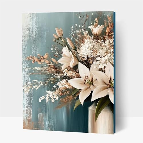 5D Diamond Painting Erwachsene, Diamant Malen Nach Zahlen Blume mit Diamond Painting Zubehör Set Lilie, Vollbohrer leinwand Malen, Diamant Cross Stitch Bastelset Erwachsene 80 x 110cm JXL1-13948 5D Diamond Painting Erwachsene, Diamant Malen Nach Zahlen Blume mit Diamond Painting Zubehör Set Lilie, Vollbohrer leinwand Malen, Diamant Cross Stitch Bastelset Erwachsene 80 x 110cm JXL1-13948 von JXLEULIN