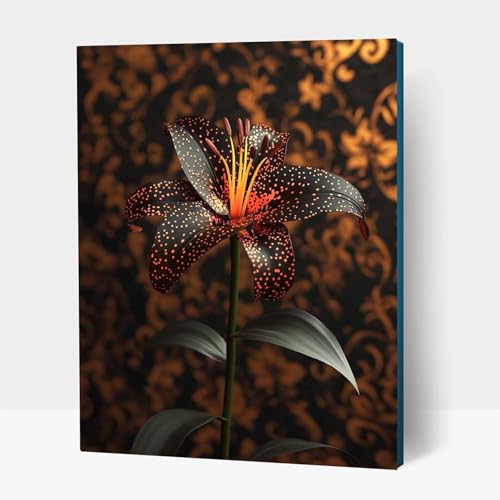 5D Diamond Painting Erwachsene, Diamant Malen Nach Zahlen Blume mit Diamond Painting Zubehör Set Pflanzen, Vollbohrer leinwand Malen, Diamant Cross Stitch Bastelset Erwachsene 90x120 cm JXL1-22659 von JXLEULIN