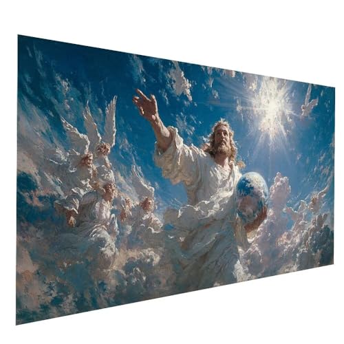5D Diamond Painting Erwachsene, Diamant Malen Nach Zahlen Engel mit Diamond Painting Zubehör Set Wolke Vollbohrer leinwand Malen 80 x 160 CM, Diamant Cross Stitch Bastelset Erwachsene JXL-10957 5D Diamond Painting Erwachsene, Diamant Malen Nach Zahlen Engel mit Diamond Painting Zubehör Set Wolke Vollbohrer leinwand Malen 80 x 160 CM, Diamant Cross Stitch Bastelset Erwachsene JXL-10957 von JXLEULIN