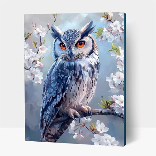 5D Diamond Painting Erwachsene, Diamant Malen Nach Zahlen Eule mit Diamond Painting Zubehör Set Tier, Vollbohrer leinwand Malen, Diamant Cross Stitch Bastelset Erwachsene 80 x 110 cm JXL1-15328 5D Diamond Painting Erwachsene, Diamant Malen Nach Zahlen Eule mit Diamond Painting Zubehör Set Tier, Vollbohrer leinwand Malen, Diamant Cross Stitch Bastelset Erwachsene 80 x 110 cm JXL1-15328 von JXLEULIN