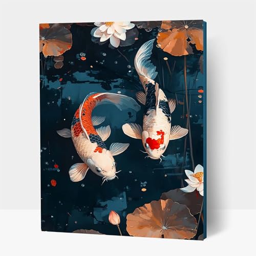 5D Diamond Painting Erwachsene, Diamant Malen Nach Zahlen Fisch mit Diamond Painting Zubehör Set Blume, Vollbohrer leinwand Malen, Diamant Cross Stitch Bastelset Erwachsene 60 x 80 cm JXL1-15316 5D Diamond Painting Erwachsene, Diamant Malen Nach Zahlen Fisch mit Diamond Painting Zubehör Set Blume, Vollbohrer leinwand Malen, Diamant Cross Stitch Bastelset Erwachsene 60 x 80 cm JXL1-15316 von JXLEULIN