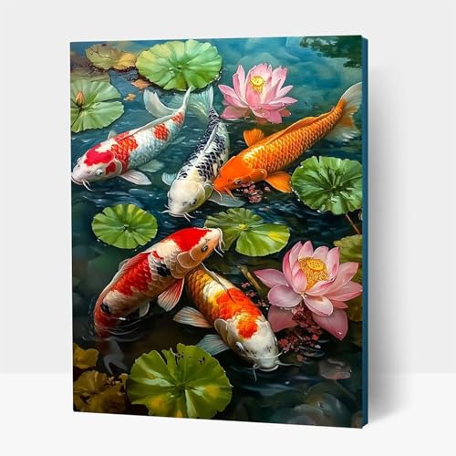 5D Diamond Painting Erwachsene, Diamant Malen Nach Zahlen Fisch mit Diamond Painting Zubehör Set Tier, Vollbohrer leinwand Malen, Diamant Cross Stitch Bastelset Erwachsene 60 x 80cm JXL1-14826 5D Diamond Painting Erwachsene, Diamant Malen Nach Zahlen Fisch mit Diamond Painting Zubehör Set Tier, Vollbohrer leinwand Malen, Diamant Cross Stitch Bastelset Erwachsene 60 x 80cm JXL1-14826 von JXLEULIN