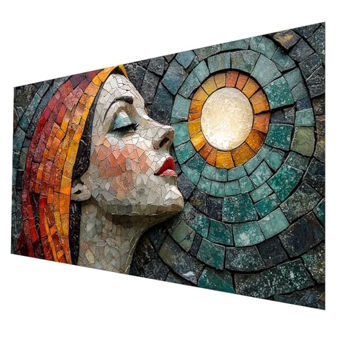 5D Diamond Painting Erwachsene, Diamant Malen Nach Zahlen Frau mit Diamond Painting Zubehör Set Abstrakt, Vollbohrer leinwand Malen 100x200CM, Diamant Cross Stitch Bastelset Erwachsene JXL-2050 5D Diamond Painting Erwachsene, Diamant Malen Nach Zahlen Frau mit Diamond Painting Zubehör Set Abstrakt, Vollbohrer leinwand Malen 100x200CM, Diamant Cross Stitch Bastelset Erwachsene JXL-2050 von JXLEULIN