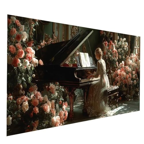 5D Diamond Painting Erwachsene, Diamant Malen Nach Zahlen Frau mit Diamond Painting Zubehör Set Klavier Vollbohrer leinwand Malen 60 x 120 cm, Diamant Cross Stitch Bastelset Erwachsene JXL-11715 5D Diamond Painting Erwachsene, Diamant Malen Nach Zahlen Frau mit Diamond Painting Zubehör Set Klavier Vollbohrer leinwand Malen 60 x 120 cm, Diamant Cross Stitch Bastelset Erwachsene JXL-11715 von JXLEULIN