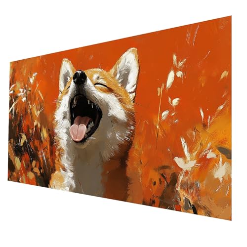 5D Diamond Painting Erwachsene, Diamant Malen Nach Zahlen Hund mit Diamond Painting Zubehör Set Tier, Vollbohrer leinwand Malen 35x70CM, Diamant Cross Stitch Bastelset Erwachsene, Zimmer Deko JXL-2203 5D Diamond Painting Erwachsene, Diamant Malen Nach Zahlen Hund mit Diamond Painting Zubehör Set Tier, Vollbohrer leinwand Malen 35x70CM, Diamant Cross Stitch Bastelset Erwachsene, Zimmer Deko JXL-2203 von JXLEULIN
