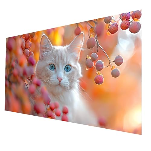 5D Diamond Painting Erwachsene, Diamant Malen Nach Zahlen Katze mit Diamond Painting Zubehör Set Tier, Vollbohrer leinwand Malen 30 x 60 cm, Diamant Cross Stitch Bastelset Erwachsene JXL-6582 5D Diamond Painting Erwachsene, Diamant Malen Nach Zahlen Katze mit Diamond Painting Zubehör Set Tier, Vollbohrer leinwand Malen 30 x 60 cm, Diamant Cross Stitch Bastelset Erwachsene JXL-6582 von JXLEULIN