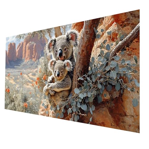 5D Diamond Painting Erwachsene, Diamant Malen Nach Zahlen Koala mit Diamond Painting Zubehör Set Tier, Vollbohrer leinwand Malen 90x180cm, DIY Diamant Cross Stitch Bastelset Erwachsene JXL-3449 5D Diamond Painting Erwachsene, Diamant Malen Nach Zahlen Koala mit Diamond Painting Zubehör Set Tier, Vollbohrer leinwand Malen 90x180cm, DIY Diamant Cross Stitch Bastelset Erwachsene JXL-3449 von JXLEULIN