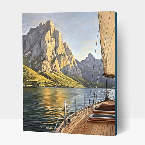 5D Diamond Painting Erwachsene, Diamant Malen Nach Zahlen Landschaft mit Diamond Painting Zubehör Set Boot, Vollbohrer leinwand Malen, Diamant Cross Stitch Bastelset Erwachsene 80x110cm JXL1-14028 5D Diamond Painting Erwachsene, Diamant Malen Nach Zahlen Landschaft mit Diamond Painting Zubehör Set Boot, Vollbohrer leinwand Malen, Diamant Cross Stitch Bastelset Erwachsene 80x110cm JXL1-14028 von JXLEULIN